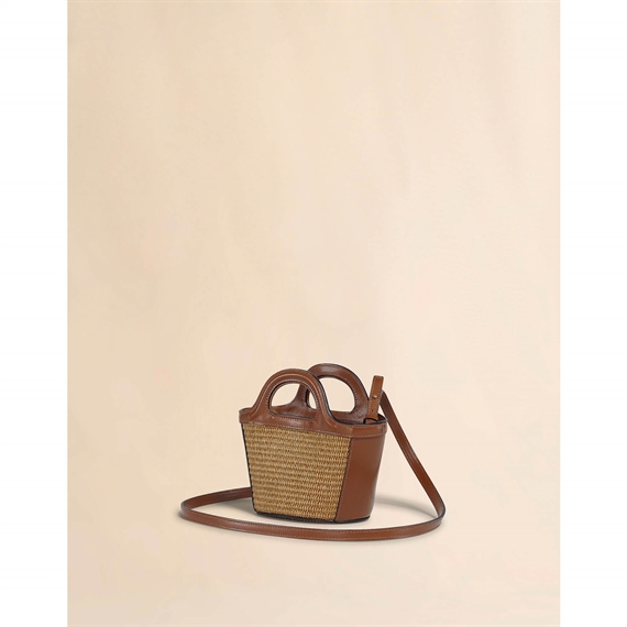 Marni Tropicalia Micro Tote, Raw Sienna 